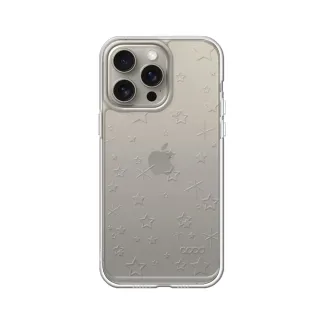 【apbs】iPhone全系列 浮雕感防震雙料手機殼(星辰)