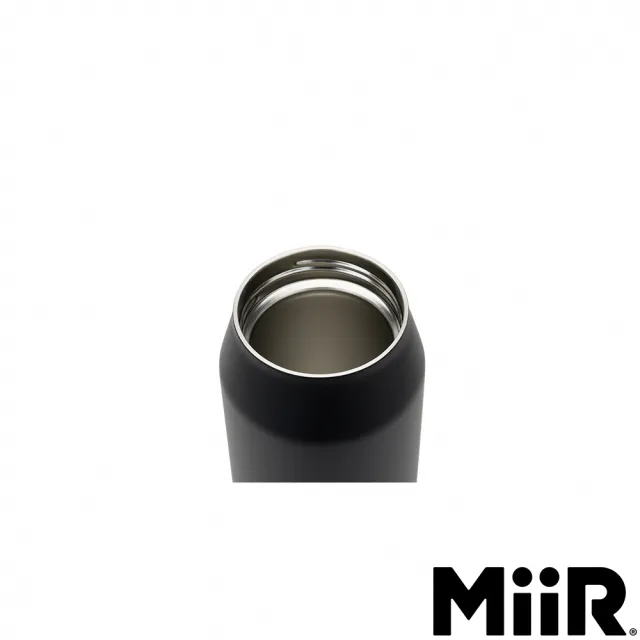 【MiiR】雙層真空 保溫/保冰 提把寬口保溫瓶 32oz / 946ml(經典黑)