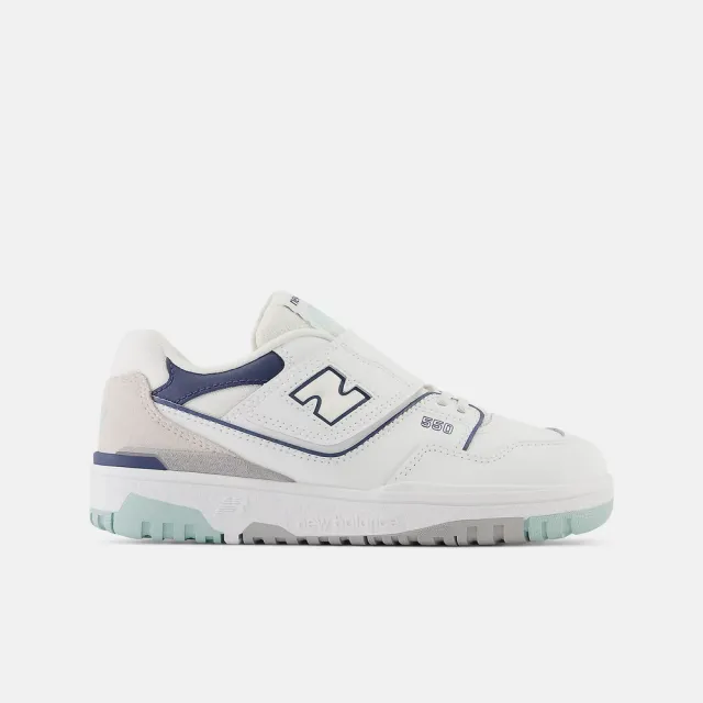 NEW BALANCE】NB 550 童鞋運動鞋休閒鞋板鞋中大童小童白藍灰魔鬼氈皮革