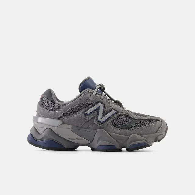 NEW BALANCE】NB 9060 童鞋運動鞋休閒鞋緩震中大童小童灰黑色免綁鞋帶