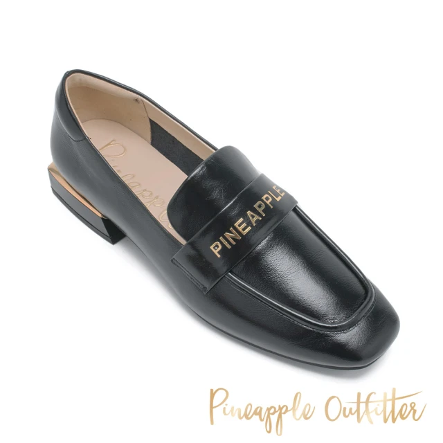 【Pineapple Outfitter】MAHPEE 品牌羊皮深口低跟鞋(黑色)
