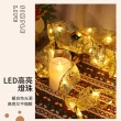 【半島良品】500cm絲帶燈串/聖誕燈/裝飾燈(掛布聖誕樹裝飾)