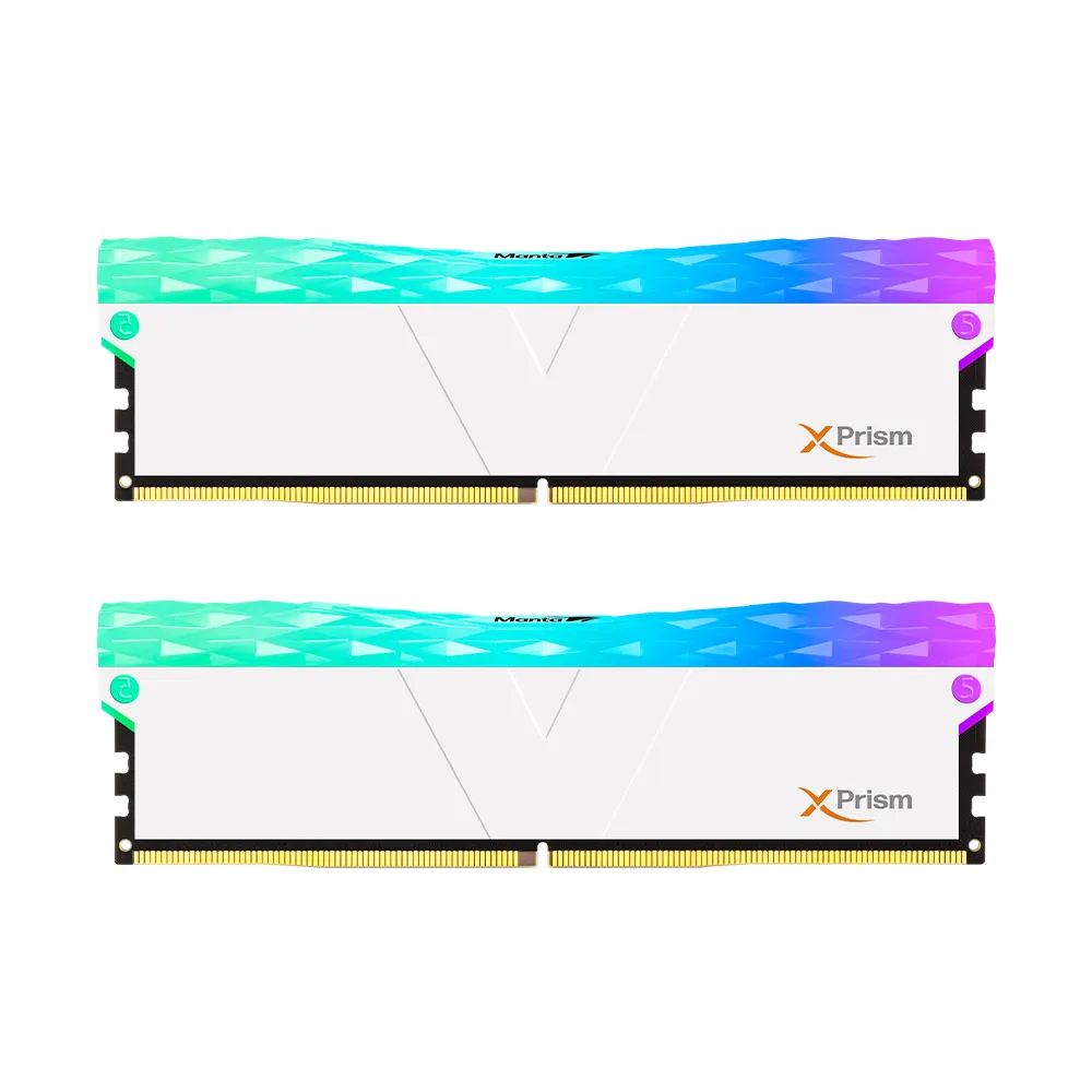 【v-color 全何】MANTA XPRISM RGB DDR5 6200 32GB kit 16GBx2(桌上型超頻記憶體)
