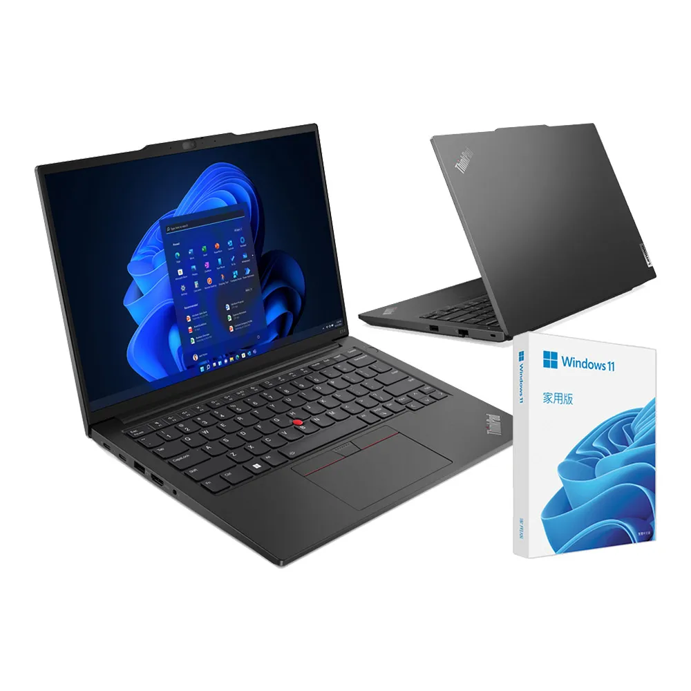 【ThinkPad 聯想】W11家用版組★14吋i5商用筆電(E14/i5-1340P/8G/512G/Non-OS)