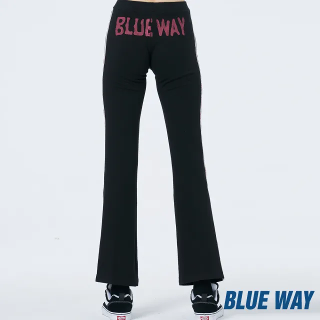 【BLUE WAY】女裝 小喇叭休閒 運動褲 長褲-BLUE WAY