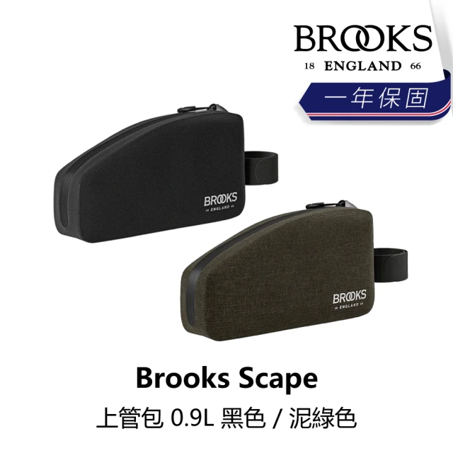 BROOKS Scape 上管包 0.9L 黑色/泥綠色(B
