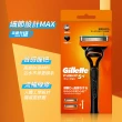 【Gillette 吉列】Fusion 鋒隱系列手動刮鬍刀頭-8刀頭(俐落乾淨 持久如新)