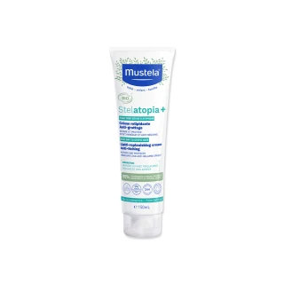 【Mustela 慕之恬廊】舒恬良滋養益膚柔舒霜 有機 150ml(寶寶/嬰兒/新生兒/兒童 身體乳液 乾肌 無香抗乾癢)