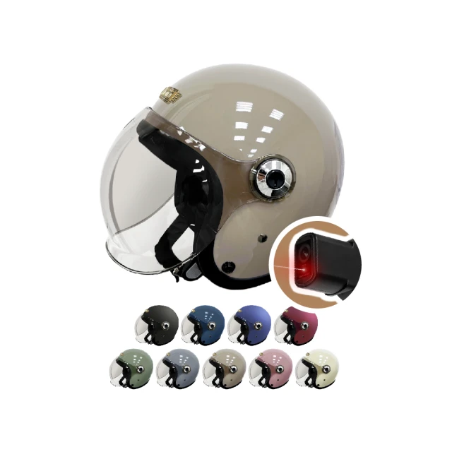 iMiniiMini iMiniDV X4C 泡泡鏡 復古騎士帽 安全帽 行車記錄器(1080P 記錄器 3/4罩式 快拆 攝影)
