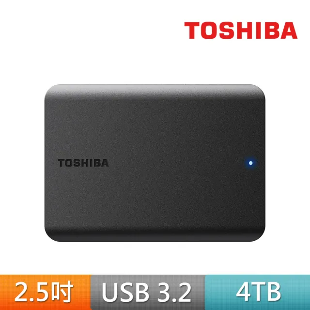 【TOSHIBA 東芝】2入 ★ Canvio Basics A5 4TB 2.5吋行動硬碟