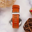 【ISSEY MIYAKE 三宅一生】W mini系列 暖陽橘日曆手錶-39mm(VD75-0030P NYAB702Y)
