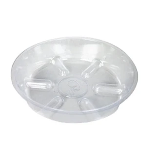 【蔬菜之家】圓形透明水盤4號5個/組(正台灣製品 花盆水盤 塑膠水盤)