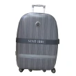 【NO 1881 NI】25吋行李箱台灣製造品質保證加大容量固束帶(三段式鋁合金拉桿附海關鎖雙加寬飛機輪)