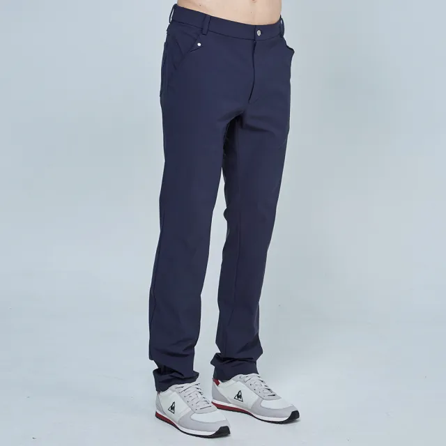【Munsingwear】企鵝牌 男款深藍色合身版休閒彈性長褲 MGPL8807