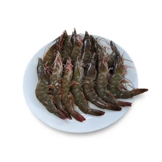 【揪鮮級】海神王 泰國冷凍生白蝦  約21-25尾  2盒組(淨重500g/盒 年菜)