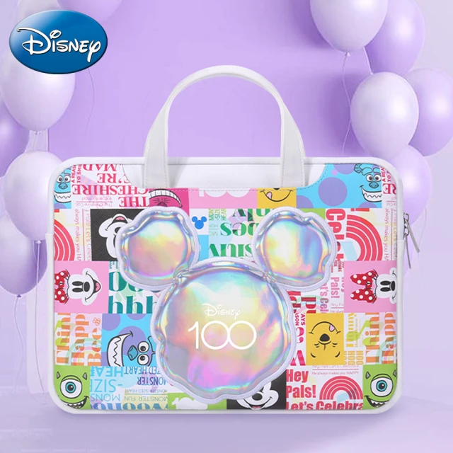 Disney 迪士尼Disney 迪士尼 14/15吋迪士尼100周年限定款手提筆電包(附行李拉桿帶)