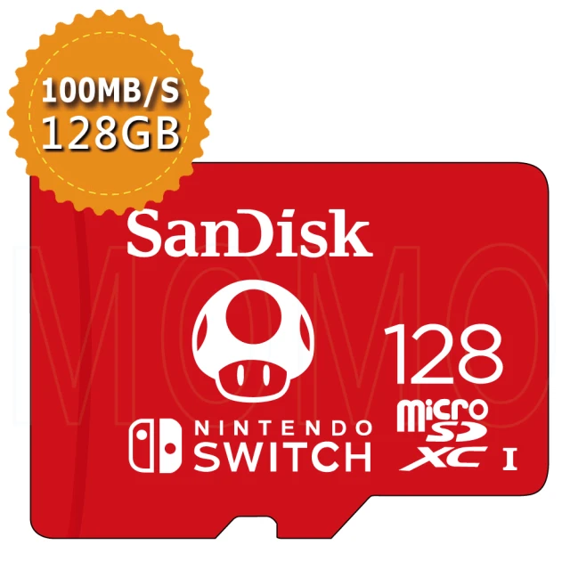 SanDisk 晟碟SanDisk 晟碟 Nintendo Switch專用 U3 128GB記憶卡 工業包(平行輸入)