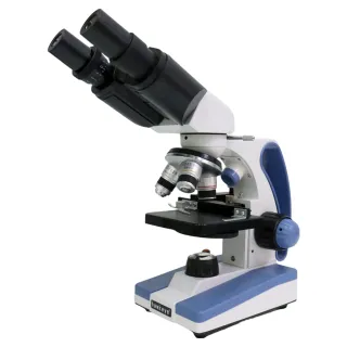 【hawkeye】40-2000倍 雙眼生物顯微鏡 上下LED可調光源 XY軸移動尺式平台 複式顯微鏡(學生科展專用)