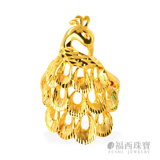 福西珠寶 9999黃金戒指 美好時光戒指窄版(金重1.26錢
