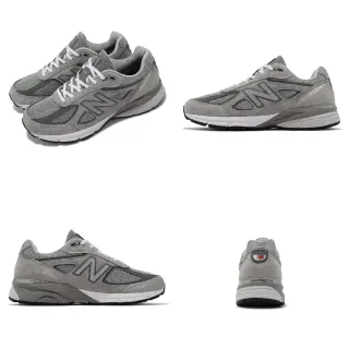 【NEW BALANCE】休閒鞋 990 V4 男鞋 女鞋 灰 白 美製 復古 麂皮 運動鞋 NB 紐巴倫(U990GR4-D)