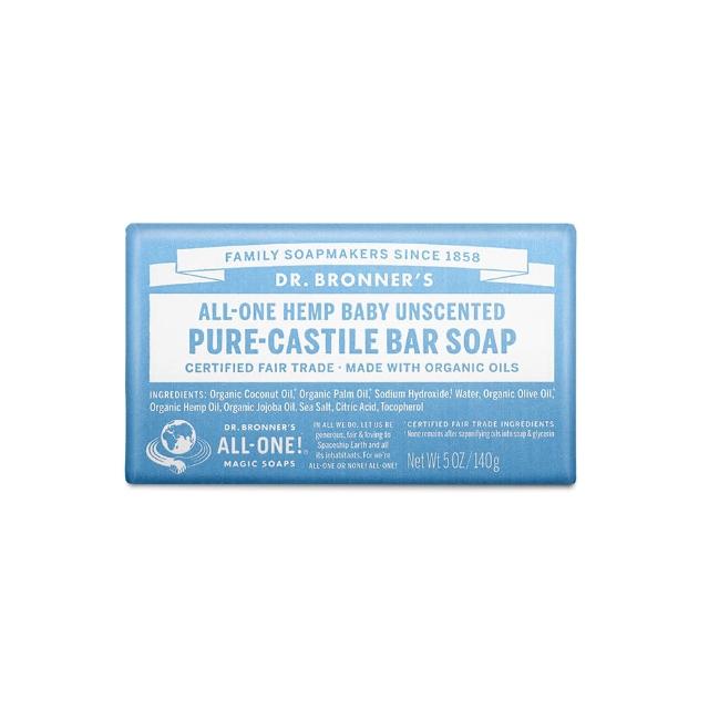 【Dr.Bronner’s 布朗博士】嬰兒潔顏皂(140g)