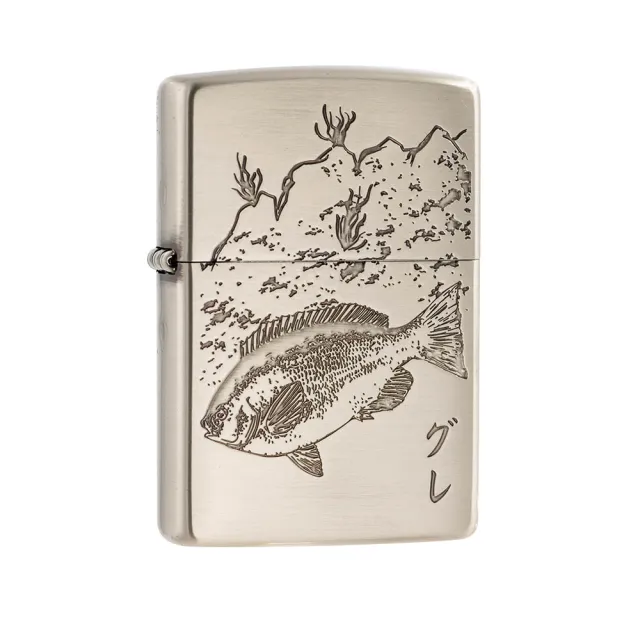 【Zippo】黑毛磯魚防風打火機(美國防風打火機)