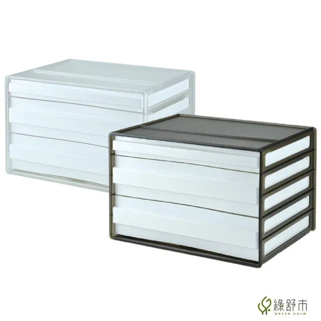 【Greencalm 綠舒市】樹德 桌上收納 文件櫃 橫式 DDH-121 收納櫃(A4/1小2大抽/抽屜/可堆疊/黑色/白色)