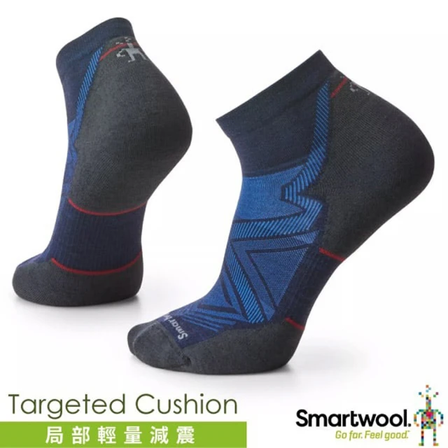 SmartWool 機能跑步局部輕量減震低筒襪(暮光藍)好評
