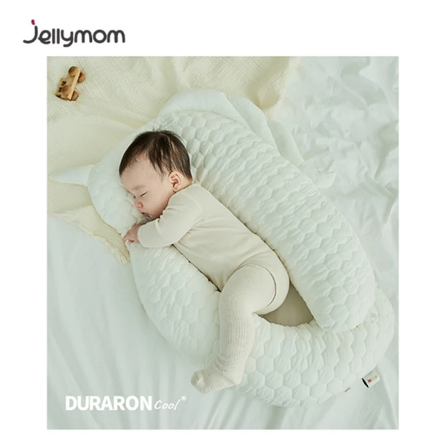 Jellymom 獨角獸 靠枕 嬰兒枕 涼感(寶寶靠枕 純棉