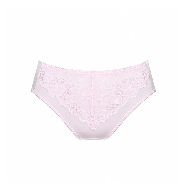 【曼黛瑪璉】包覆提托經典 中腰三角內褲 M-XXL(純真粉)