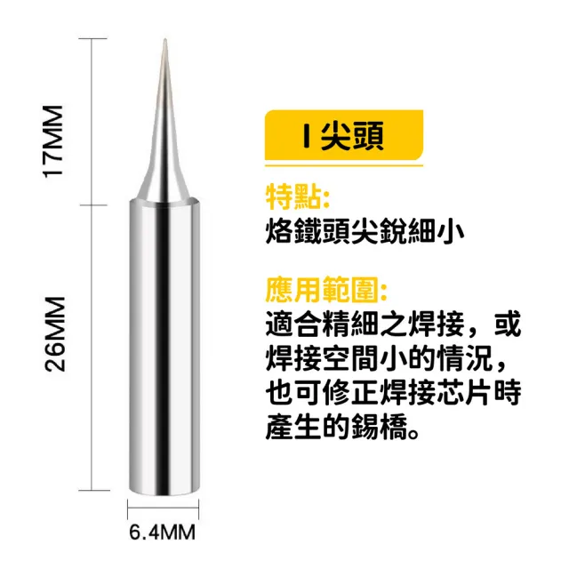 電烙鐵替換頭 5件組(無鉛烙鐵頭/焊槍烙鐵頭/電焊槍頭)