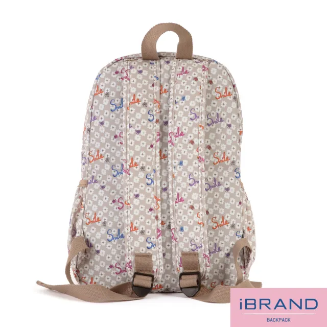 【iBrand】雙11 趣味派對尼龍口袋後背包(幸運微笑)