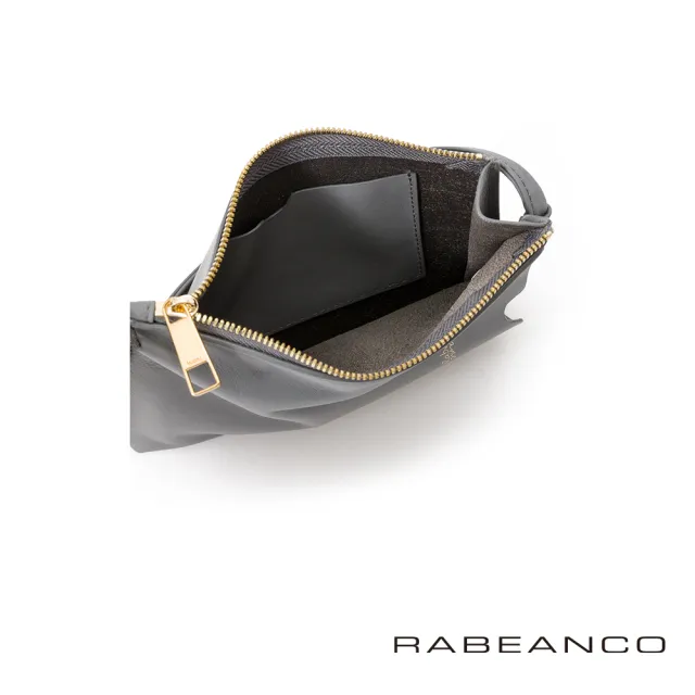【RABEANCO】側拉鏈手機包(暖灰)
