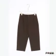 【FREE】彈性斜紋口袋七分褲(墨綠/咖啡)