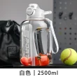 【S-SportPlus+】大容量水壺 2500ml網紅噸桶 健身水壺(健身水壺 運動水壺 水壺 水瓶 噸噸杯 吸管水壺)