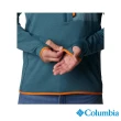 【Columbia 哥倫比亞 官方旗艦】男款-Triple Canyon™快乾半開襟刷毛上衣-孔雀藍(UEX02460PC/HF)