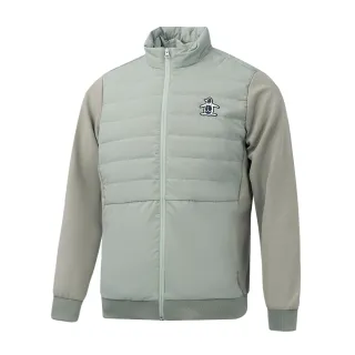 【Munsingwear】企鵝牌 男款淺綠色簡約異材質剪接兩件式羽絨外套 MGSL6604