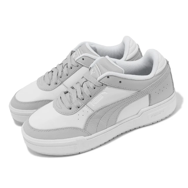 PUMA 休閒鞋 CA Pro Sport Lth 男鞋 女鞋 灰 白 皮革 復古 低筒(393280-03)