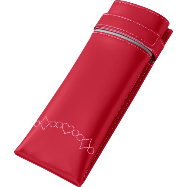 【天使之翼】專用配件書包側掛套- 反光材質-玫瑰紅(配件日本書包專用)