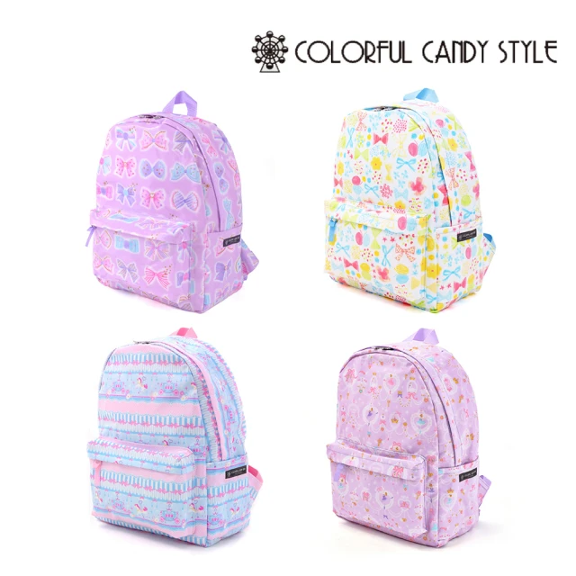 colorful candy style 日系風格 繽紛兒童背包-共8款(輕量防水透氣)