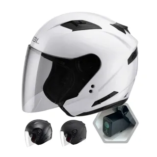 【SOL】iMiniDV X4 SO-7 素色 3/4罩 內建式 安全帽 行車紀錄器 OF-77(機車│內襯│半罩│GOGORO)