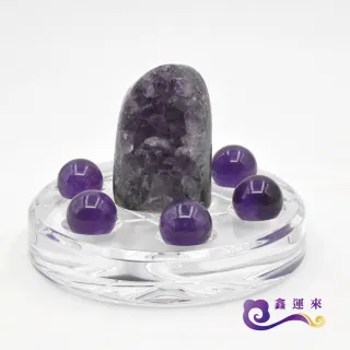 【鑫運來】◎迷你紫水晶七星陣(開運招財首選)