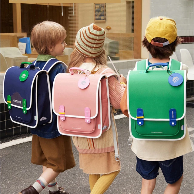 日系風格 日式護脊小學生書包(護脊書包 兒童書包 學生背包 