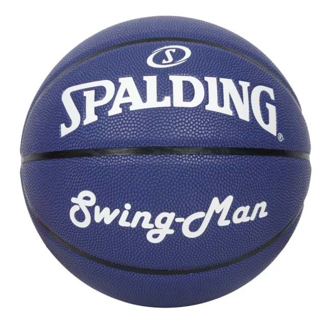 SPALDING SWINGMAN系列#7合成皮籃球-訓練 室外 室內 深藍白(SPB1131A7)