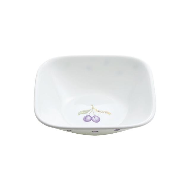 【CorelleBrands 康寧餐具】紫梅方形10oz小碗(2310)