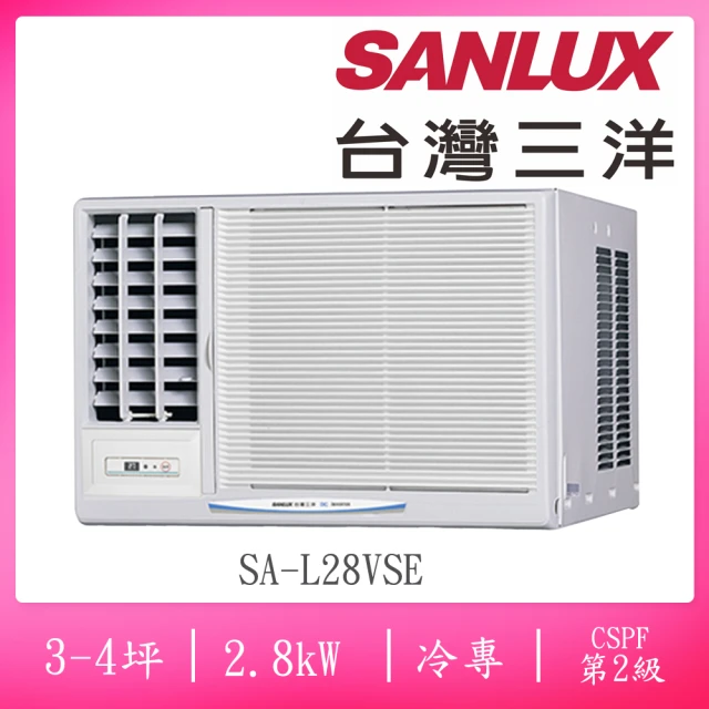 SANLUX 台灣三洋 福利品7-9坪定頻窗型右吹冷專冷氣(