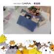 【KIRO 貓】日本卡拉貓 拼布 刺繡 手提 出國旅遊 盥洗包/化妝包/收納包(500013)