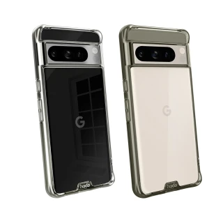 【hoda】Google Pixel 8 Pro 晶石鋼化玻璃軍規防摔保護殼