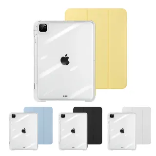 【Nil】iPad Mini6 8.3吋 抽拉式折疊平板保護套 透明亞克力帶筆槽保護殼