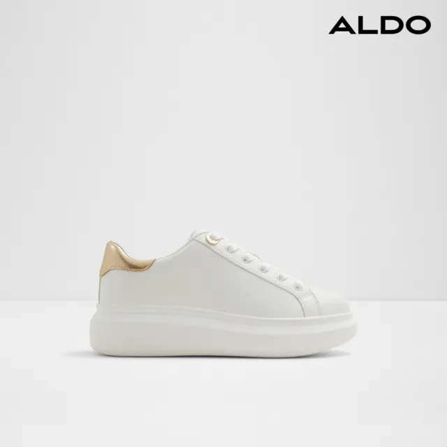 【ALDO】REIA-流行百搭款小白鞋-女鞋(白金)